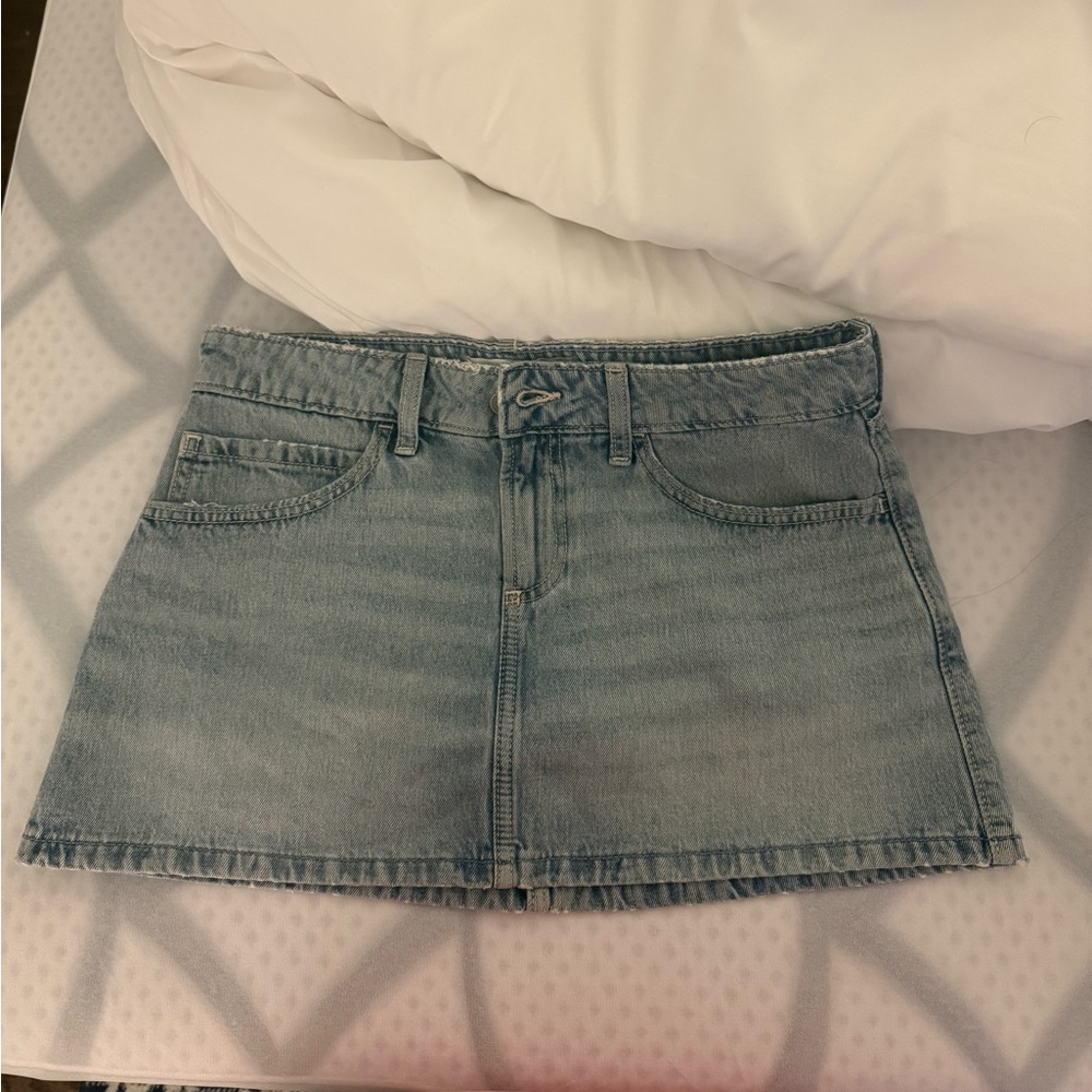 Hollister Denim Mini Skirt